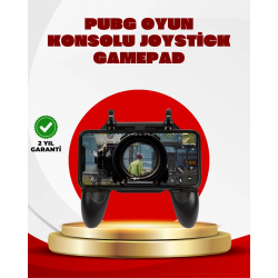 Mey İthalat® PUBG Mobile Uyumlu Joystick ve Parmak Tetikli Oyun Gamepadi