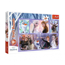 Mey İthalat® PUZZLE-14345NessiWorld Frozen II 24 Parça Çocuk Puzzle
