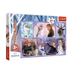 Mey İthalat® PUZZLE-14345NessiWorld Frozen II 24 Parça Çocuk Puzzle