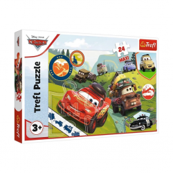 Mey İthalat® PUZZLE-14352 Maxi Cars 3 24 Parça Çocuk Puzzle
