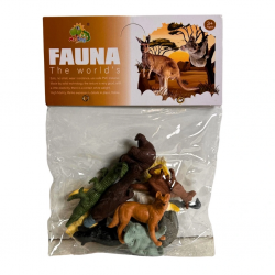 Mey İthalat® Pvc Pakette Onlu Küçük Vahşi Hayvanlar