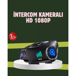 Mey İthalat® Q28 Full HD Kameralı Motosiklet Kask Kulaklığı – 45 Saat Müzik, IPX6 Su Geçirmez