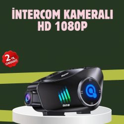 Mey İthalat® Q28 Full HD Kameralı Motosiklet Kask Kulaklığı – 45 Saat Müzik, IPX6 Su Geçirmez