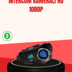 Mey İthalat® Q28 Kameralı Motosiklet Kask Kulaklık Bluetooth 5.3 Su Geçirmez 1080P HD