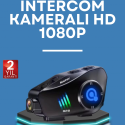 Mey İthalat® Q28 Kask Kulaklık 1080P HD Kamera – Bluetooth 5.3, Su Geçirmez, Gürültü Azaltma
