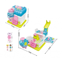 Mey İthalat® QF2910-11-12-13-14-15 Işıklı Müzikli Aksesuarlı Ev Serisi Açılıp-Katlanır