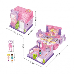 Mey İthalat® QF2910-11-12-13-14-15 Işıklı Müzikli Aksesuarlı Ev Serisi Açılıp-Katlanır