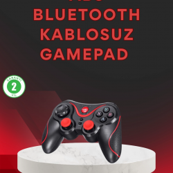 Mey İthalat® Rahat Kavrama ve Düşük Gecikme Teknolojili Gamepad