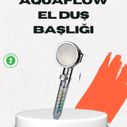 Mey İthalat® Rahatlatıcı Yağmur Etkili El Duşu – Döner Pervaneli, Dayanıklı ve Şık Tasarım