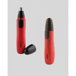 Mey İthalat® Raks Kırmızı Tüy Temizleme Cihazı Kulak Burun Pilli Ergonomik