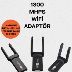 Mey İthalat® Realtek Chipsetli 5G Destekli Yüksek Hızlı Ağ Adaptörü