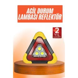 Mey İthalat® Reflektör Güneş Enerjili Taşınabilir Portatif Acil Güvenlik Işığı Araba Acil Uyarı Işığı