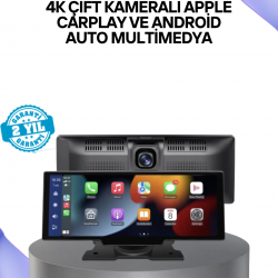 Mey İthalat® Renault Megane, Clio, Symbol, Captur, Toyota Corolla, Yaris, C-HR, Ford Focus, Fiesta Uyumlu Kablosuz CarPlay Multimedya 10.26” Dokunmatik Ekran