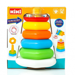 Mey İthalat® Kiki Renkli Altıgen Halkalar Çıngıraklı AE-1510