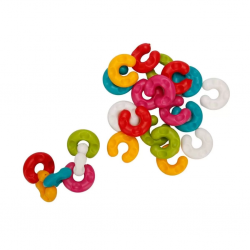 Mey İthalat® Renkli Halkalar 24 Parça