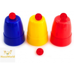 Mey İthalat® Renkli Kupalar ve Toplar Sihirbazlık Seti - Başlangıç Seviyesi Sihir Malzemesi