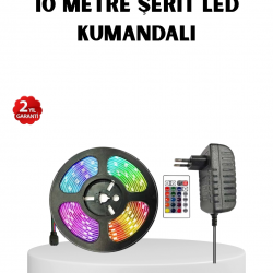 Mey İthalat® Renkli Smart LED Şerit – Suya Dayanıklı, Esnek, Enerji Tasarruflu
