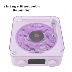 Mey İthalat® Retro Bluetooth Hoparlör MOR