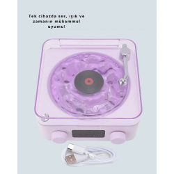 Mey İthalat® Retro Bluetooth Hoparlör MOR