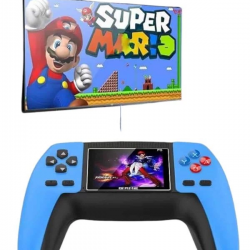 Mey İthalat® Retro Konsol P5 Uyumlu Taşınabilir 520 Oyunlu Kablosuz Game Stick