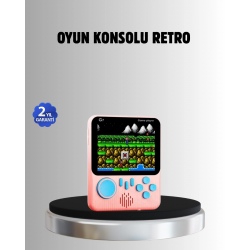 Mey İthalat® Retro Oyun Konsolu – 3.5 İnç Ekran, 666 Klasik Oyun, TV Bağlantılı