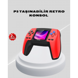 Mey İthalat® Retro Oyun Konsolu – 520 Klasik Oyunlu Taşınabilir Gamepad