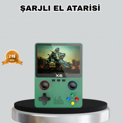 Mey İthalat® Retro Taşınabilir Konsol 3.5 IPS Ekran Ergonomik Çift LR Kontrollü