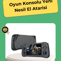 Mey İthalat® Retro ve Modern Oyun Destekli Taşınabilir Konsol 64GB Kart Dahil