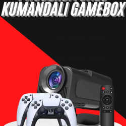 Mey İthalat® Retro Video Oyunu Konsolu Android Tv El Oyun Konsolu WIFI Taşınabilir Projeksiyon Cihazı