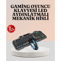 Mey İthalat® RGB Aydınlatmalı  Klavye Mouse – Mekanik Hissiyat, Maksimum Kontrol