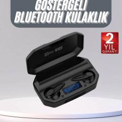Mey İthalat® Rgb Işıklı Çift Mikrofonlu Siyah Profesyonel Oyuncu Kulaklığı Kablosuz Kulakiçi