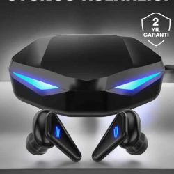Mey İthalat® RGB Işıklı Yüksek Ses Kaliteli Gamer Kulaklık Bluetooth Bağlantılı