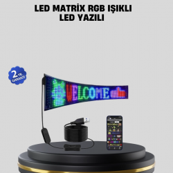 Mey İthalat® RGB LED Panel Renkli Işık Efektli Dekoratif Aydınlatma