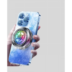 Mey İthalat® RGB LED Telefon Soğutucu Fan Yüksek Hızlı Soğutma Oyuncu Cooler