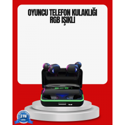 Mey İthalat® RGB  Bluetooth Kulaklık Düşük Gecikmeli Kablosuz 5.1
