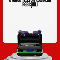 Mey İthalat® RGB Oyuncu Bluetooth Kulaklık Düşük Gecikmeli Kablosuz 5.1