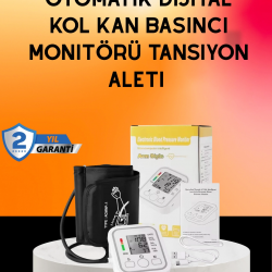 Mey İthalat® Ritmi Tespit Özellikli Dijital Tansiyon Aleti
