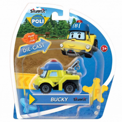 Mey İthalat® Robocar Poli Metal Araç Karakter Figür Bucky