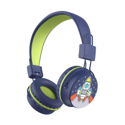 Mey İthalat® Roket Desenli Bluetooth Kulak Üstü Kablosuz Kulaklık