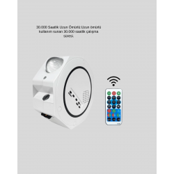 Mey İthalat® Romantik Atmosfer İçin Yıldızlı Gökyüzü LED Projektör