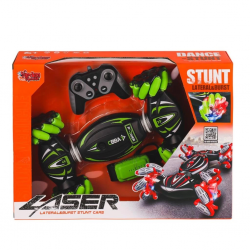 Mey İthalat®  RQ3034-1 Kumandalı Bilekten Kontrol Işıklı Müzikli Stunt Araba -Vardem Oyuncak