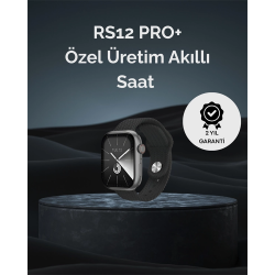 Mey İthalat® RS12 PRO+ 2025 Serisi Uzun Şarj Süreli Garantili Full Ekranlı Özel Üretim Akıllı Saat – 2GB Hafıza, AMOLED, GPS, Sesli Arama