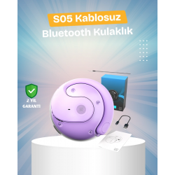Mey İthalat® S05 Kablosuz Kulaklık – Küçük Kulak Yapılarına Uygun, Kayma Yapmayan Tasarım