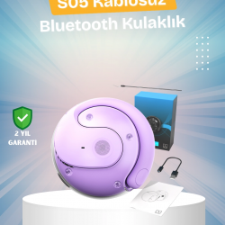 Mey İthalat® S05 Kablosuz Kulaklık – Küçük Kulak Yapılarına Uygun, Kayma Yapmayan Tasarım