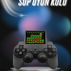 Mey İthalat® S10 Gamepad 520 Oyunlu Klasik Taşınabilir Retro Oyunlar Oyun Konsolu El Atarisi