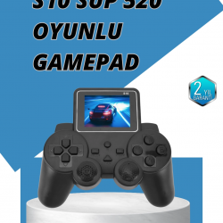 Mey İthalat® S10 Gamepad HDMI TV Bağlantılı 520 Klasik Retro Oyun 2025 Seri Orijinal