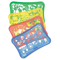 Mey İthalat® Şablon Tasarım Seti Çiftlik 19 Parça