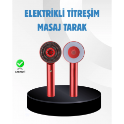 Mey İthalat® Saç Büyüme Destekleyici Elektrikli Masaj Tarak LED ve Titreşimli