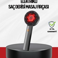 Mey İthalat® Saç Büyüme Destekleyici Elektrikli Masaj Tarak Yağ Aplikatörlü