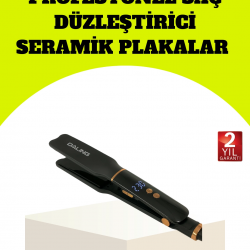 Mey İthalat® Saç Düzleştirici 30 Saniyede Isınma Hafif ve Portatif Tasarım